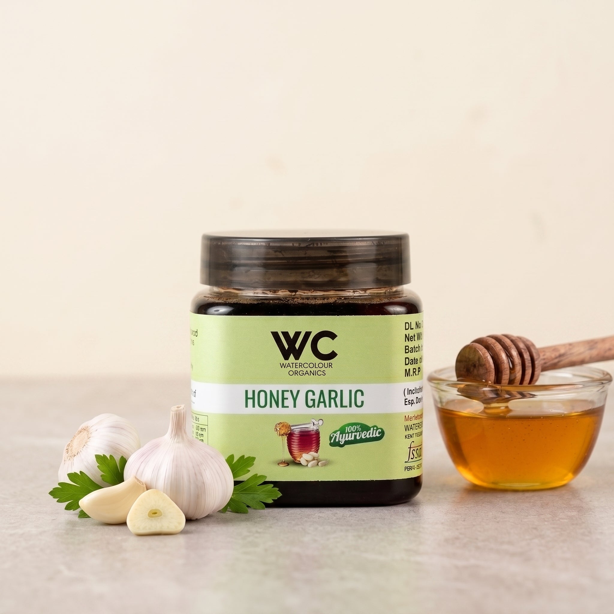 WC Organic Honey Garlic – 300gm