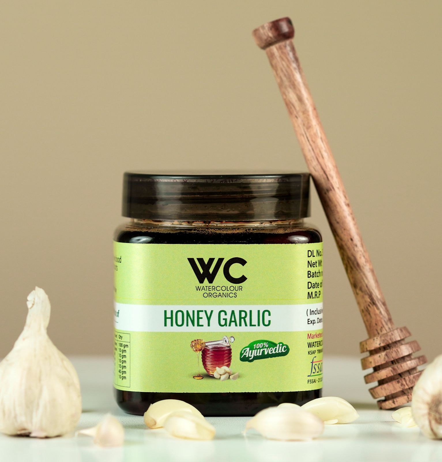 WC Organic Honey Garlic – 300gm